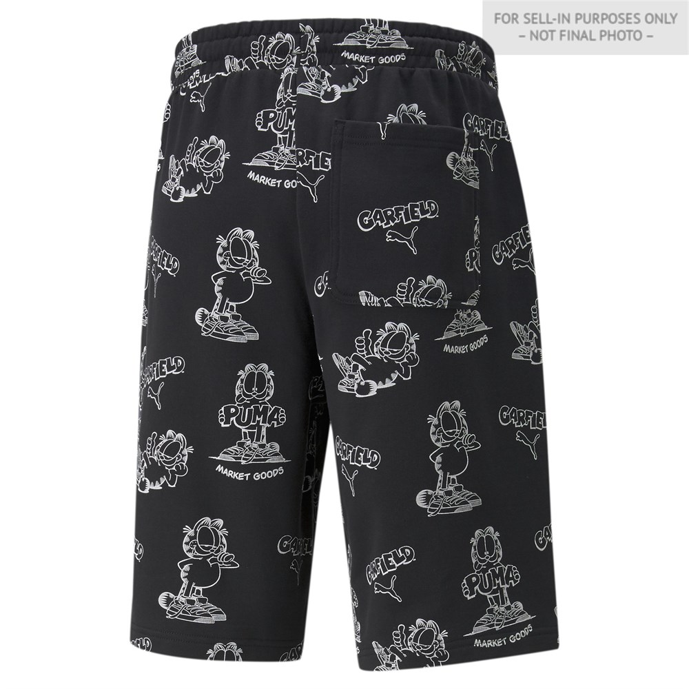Puma Puma X Garfıeld Aop Shorts Erkek Siyah Günlük Şort - 534437-01