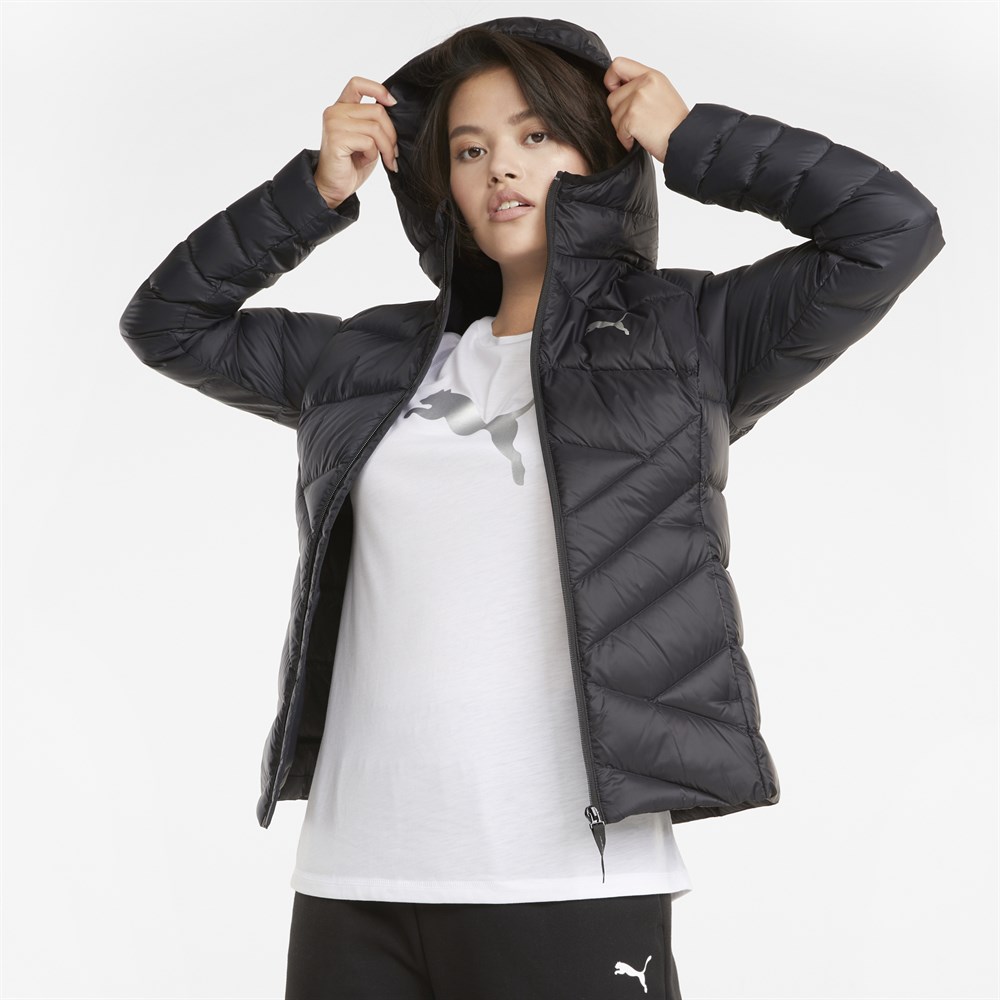 Puma Pwrwarm Packlıte 600 Hd Down Jacket Kadın Siyah Mont - 58770601