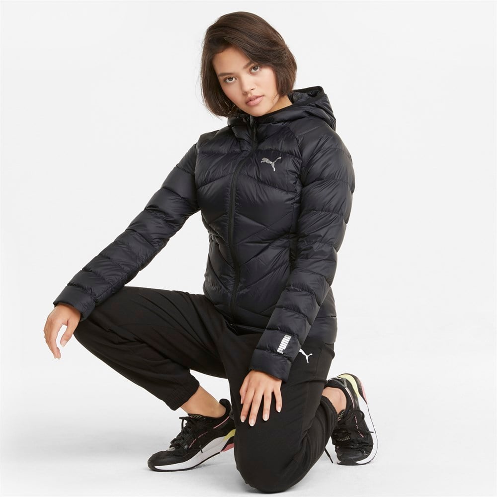 Puma Pwrwarm Packlıte 600 Hd Down Jacket Kadın Siyah Mont - 58770601