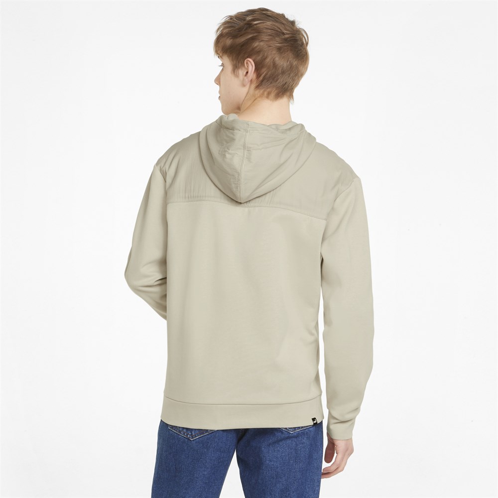 Puma Rad/Cal Half-Zip Dk Erkek Krem Günlük Sweatshirt - 847436-64