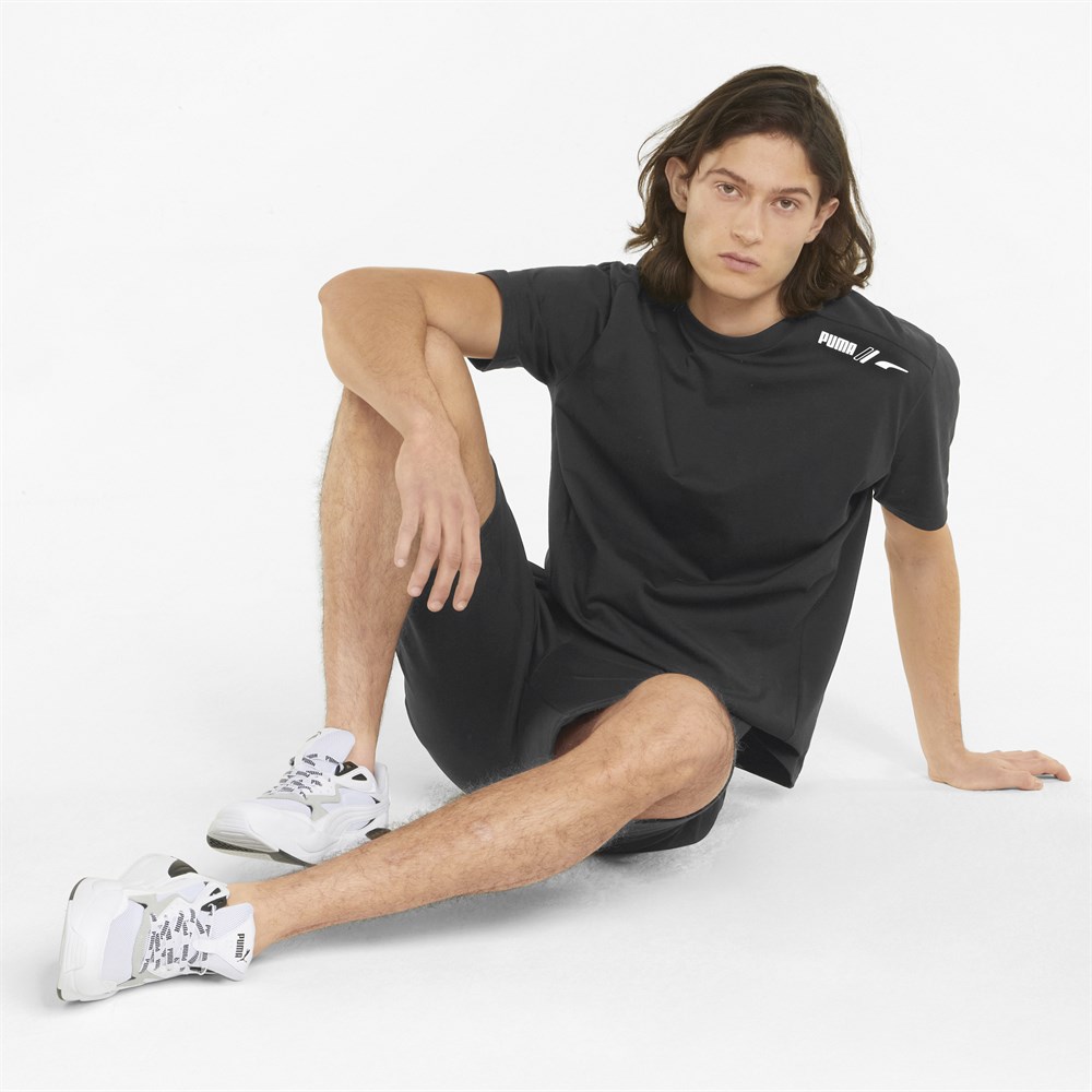 Puma Rad/Cal Tee Erkek Siyah Günlük T-shirt - 847432-01