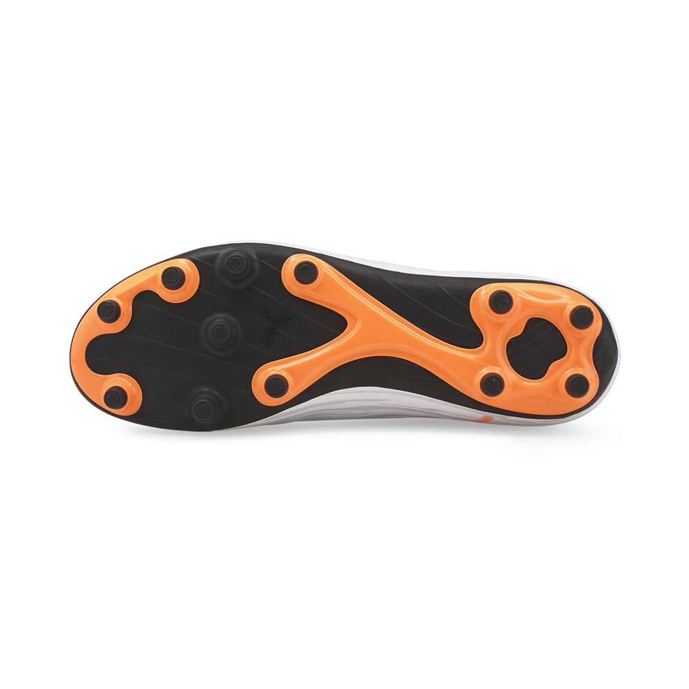 Puma Rapido III Fg/Ag Erkek Beyaz Çim Saha Spor Ayakkabı - 106572-04