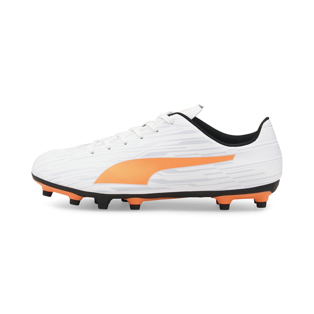 Puma Rapido III Fg/Ag Erkek Beyaz Çim Saha Spor Ayakkabı - 106572-04