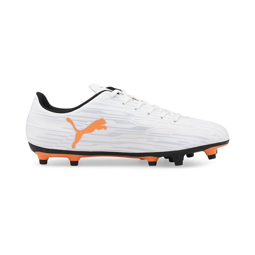 Puma Rapido III Fg/Ag Erkek Beyaz Çim Saha Spor Ayakkabı - 106572-04