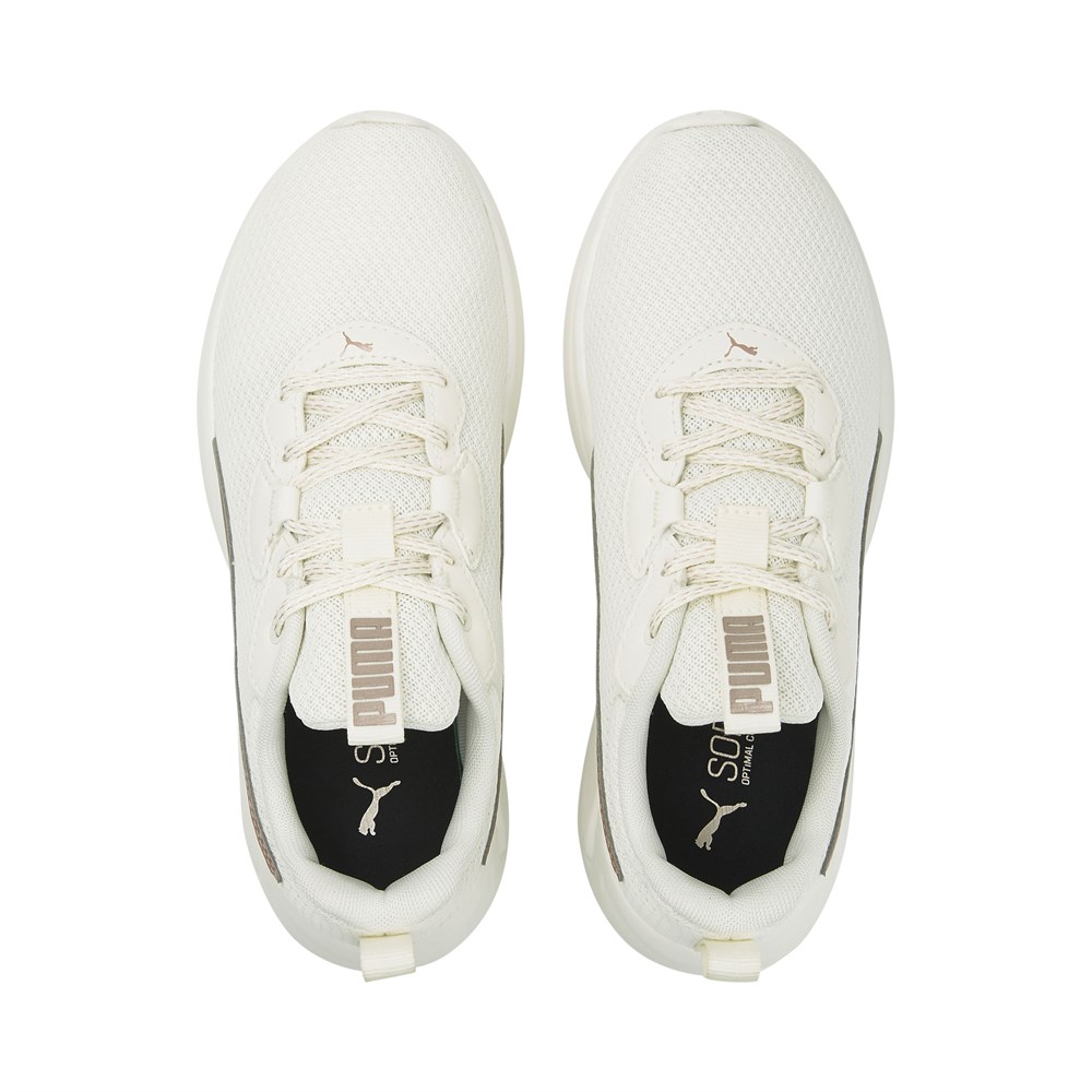 Puma Resolve Smooth Kadın Beyaz Koşu Spor Ayakkabı - 376219-06