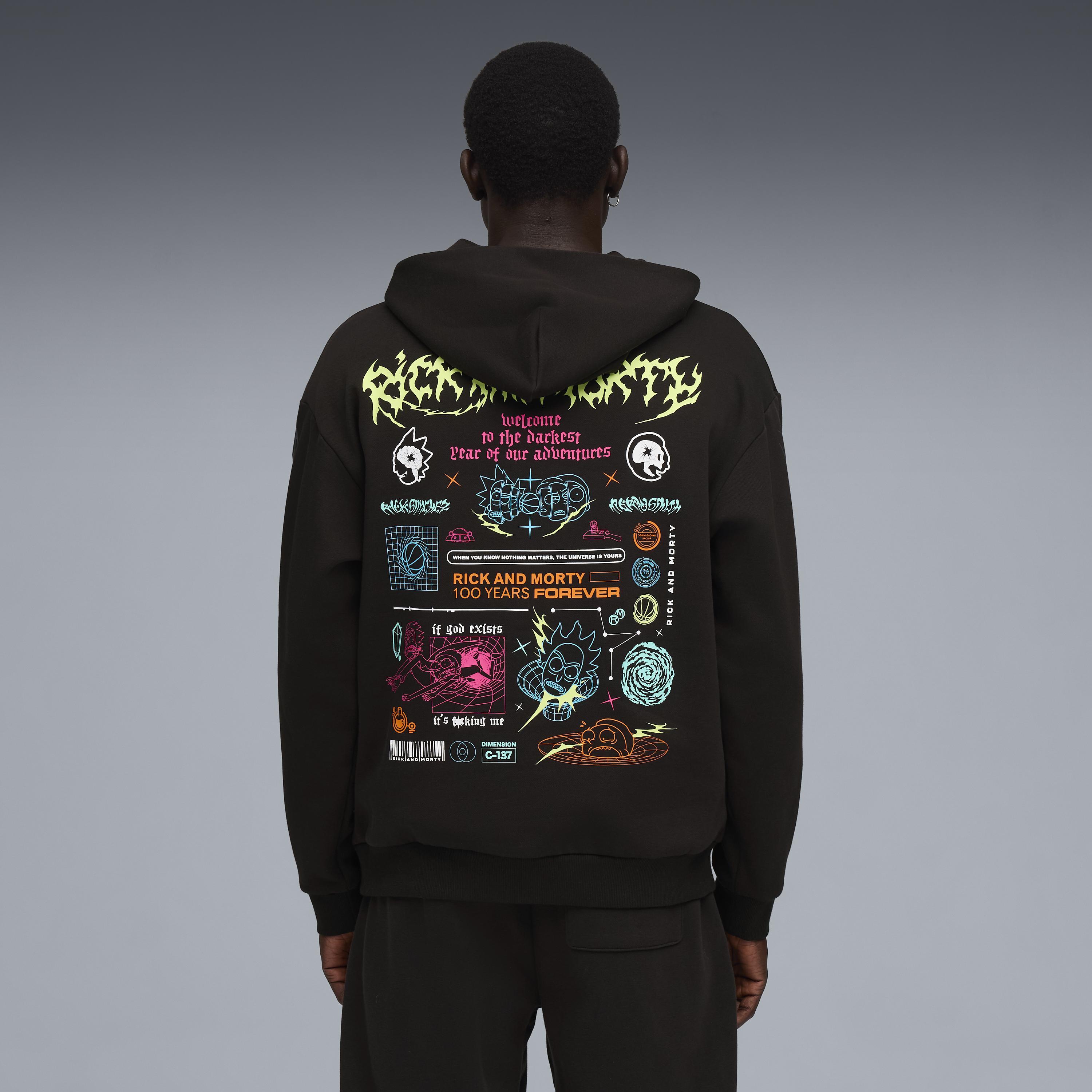 Puma Rick And Morty Hoodie Erkek Yetişkin Sweatshirt