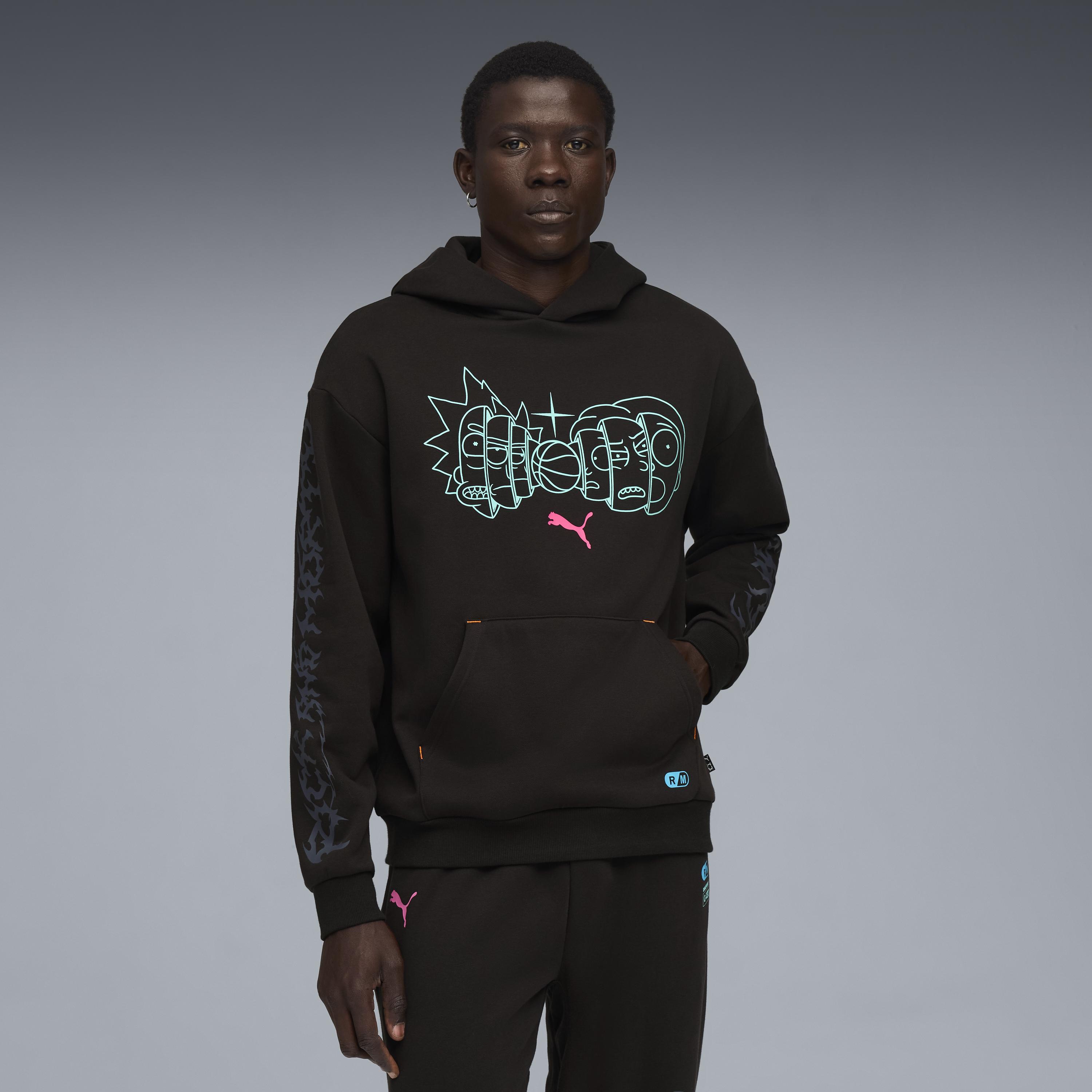 Puma Rick And Morty Hoodie Erkek Yetişkin Sweatshirt