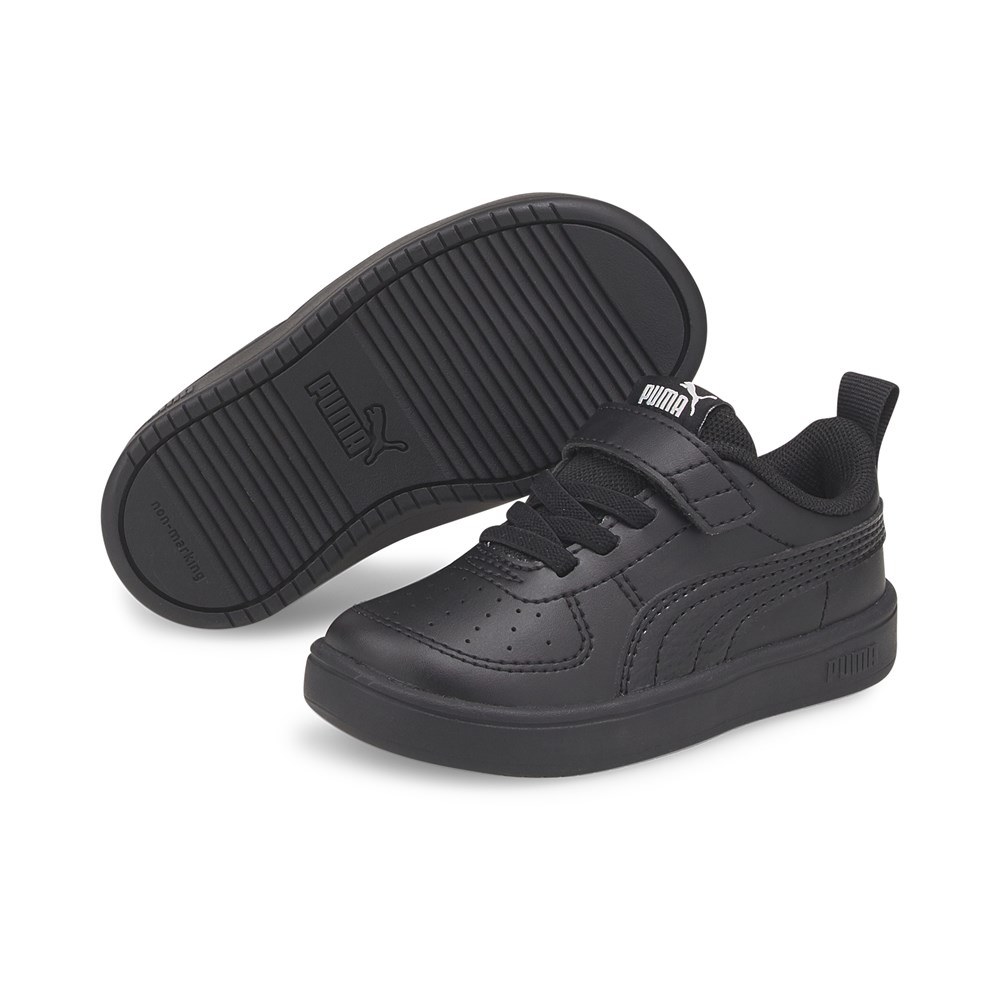 Puma Rickie Ac Inf Çocuk Siyah Günlük Spor Ayakkabı - 384314-02
