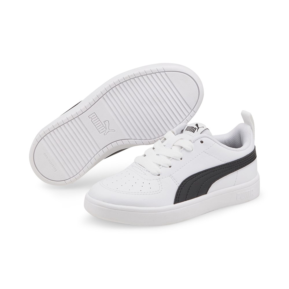 Puma Rickie Ps Çocuk Beyaz Günlük Spor Ayakkabı - 384313-03
