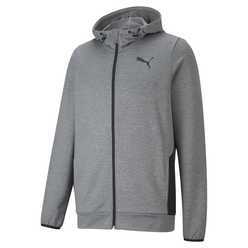 Puma RTG FZ Hoodie Erkek Gri Sweatshirt - 58583203