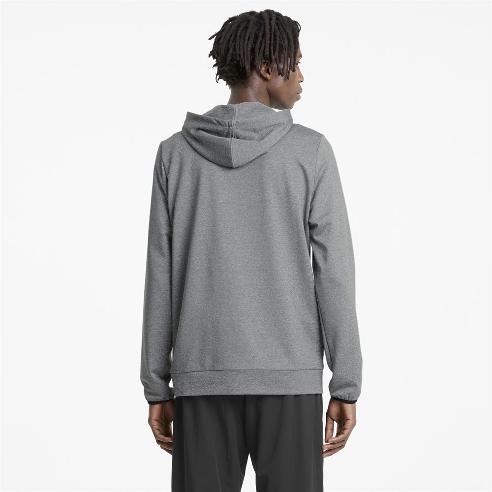 Puma RTG FZ Hoodie Erkek Gri Sweatshirt - 58583203