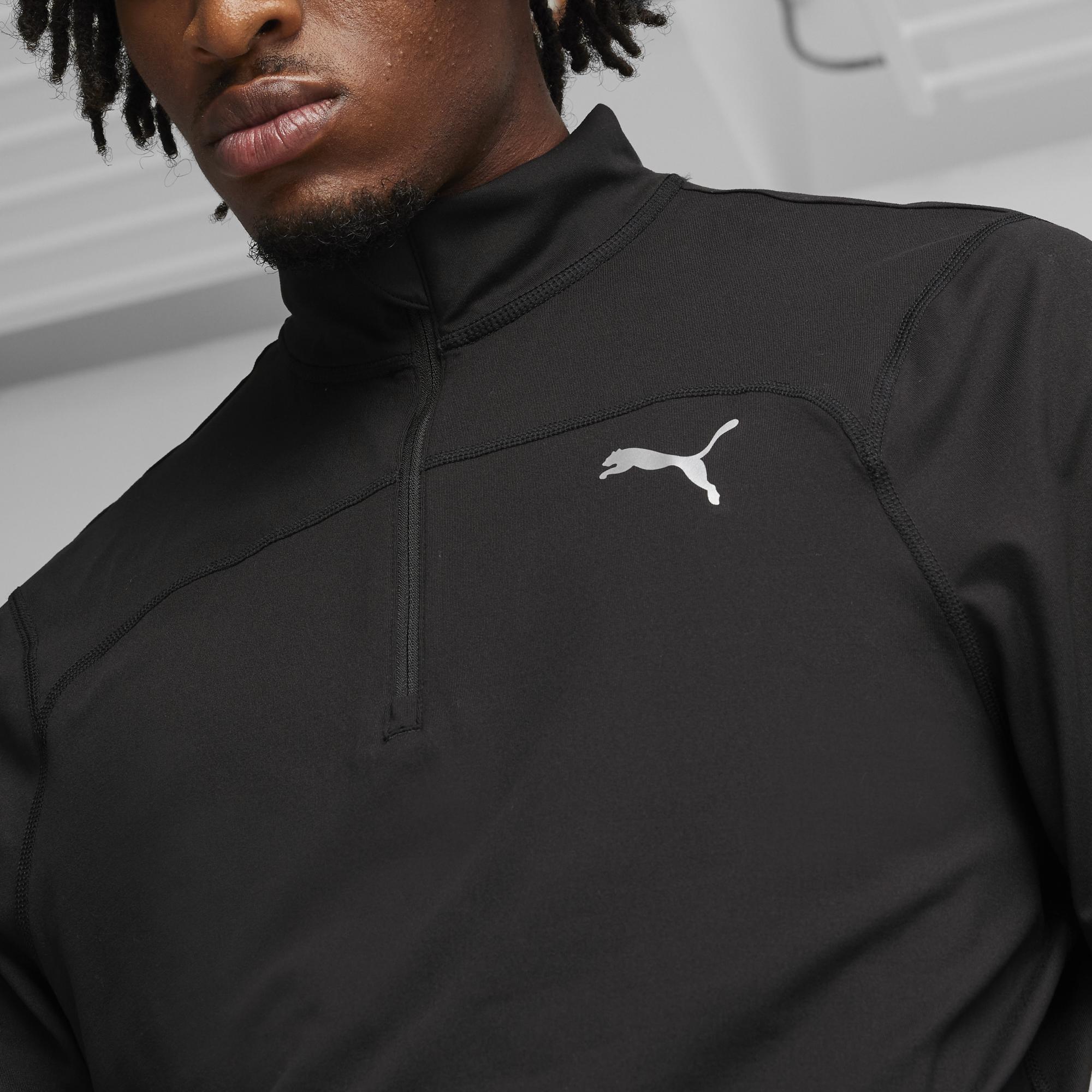 Puma Run Cloudspun 1/4 Zip Erkek Sweatshirt