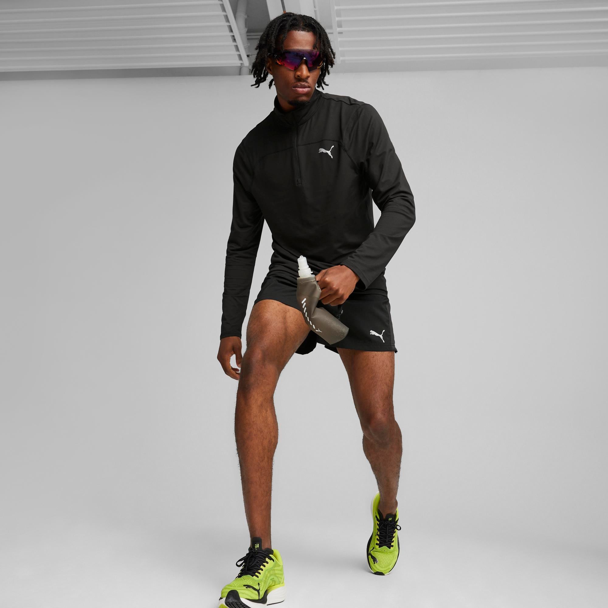 Puma Run Cloudspun 1/4 Zip Erkek Sweatshirt