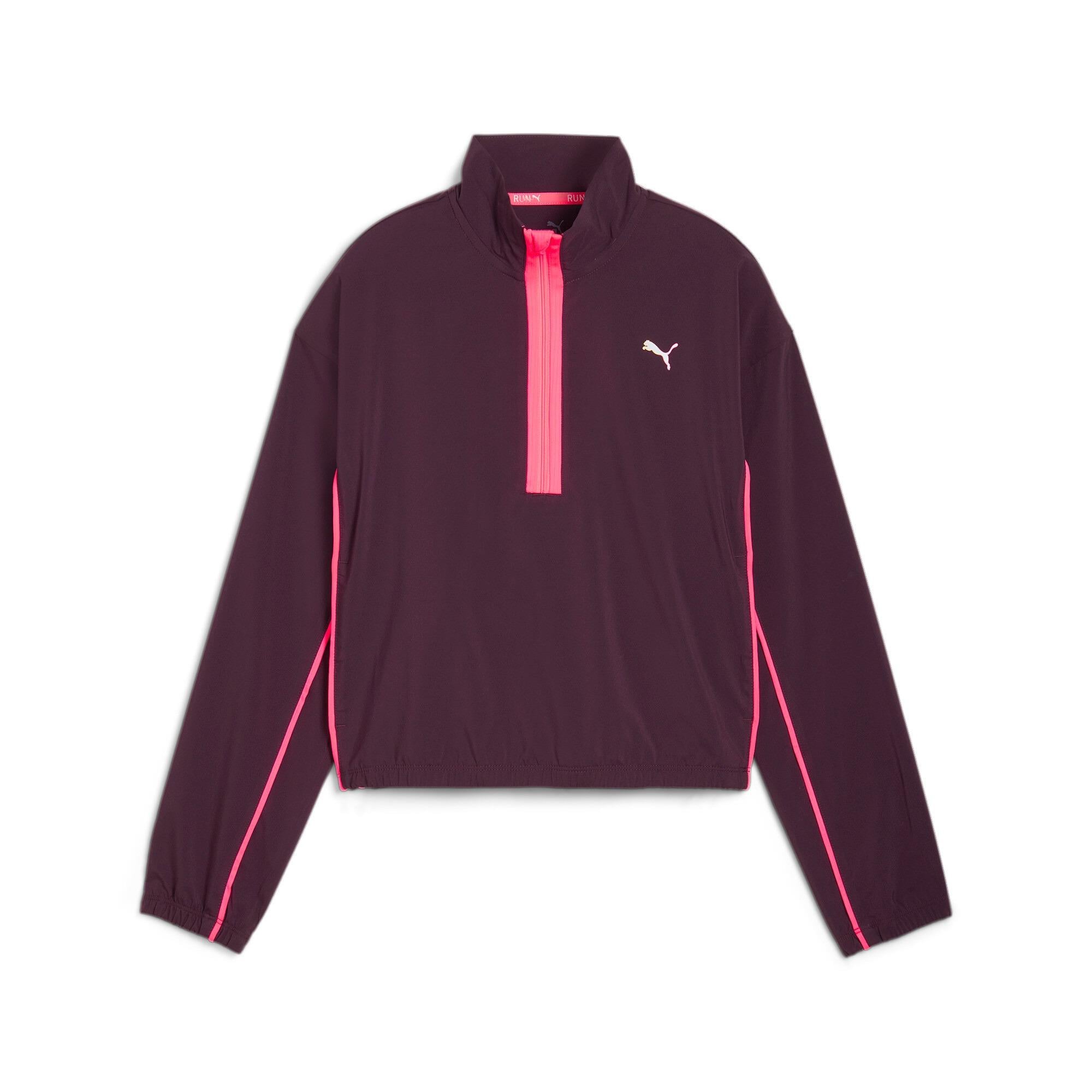 Puma Run For Her Woven 1/2 Zip Kadın Ceket