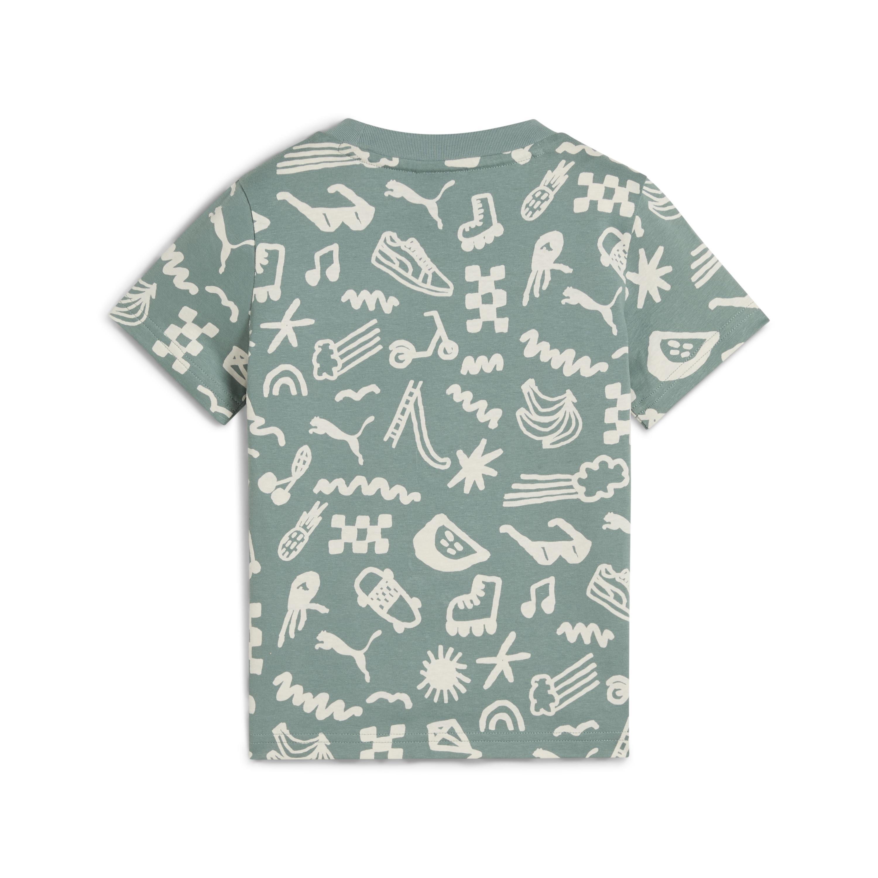 Puma Sandy Adventures Aop Tee Çocuk Tişört