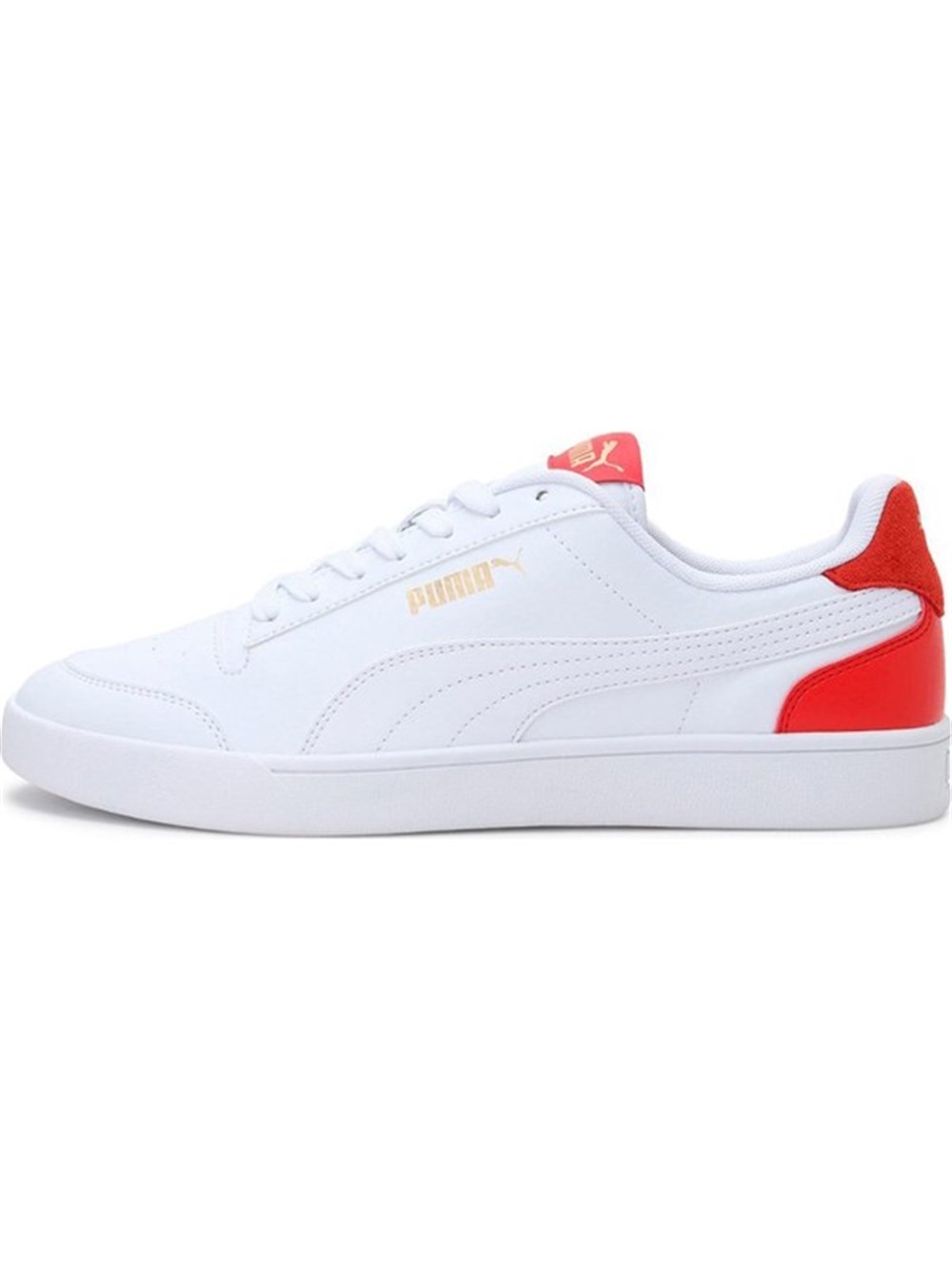 Puma Shuffle Puma White-Puma White-Poppy