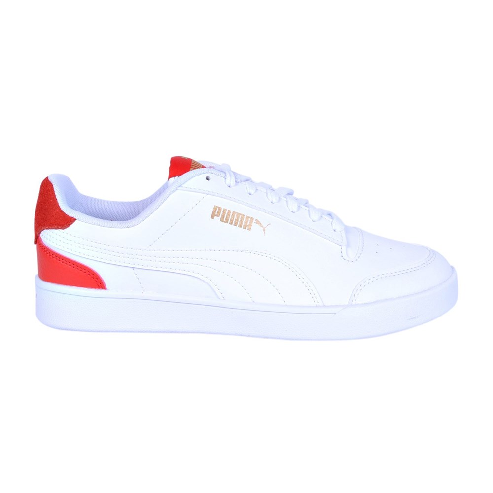 Puma Shuffle Puma White-Puma White-Poppy