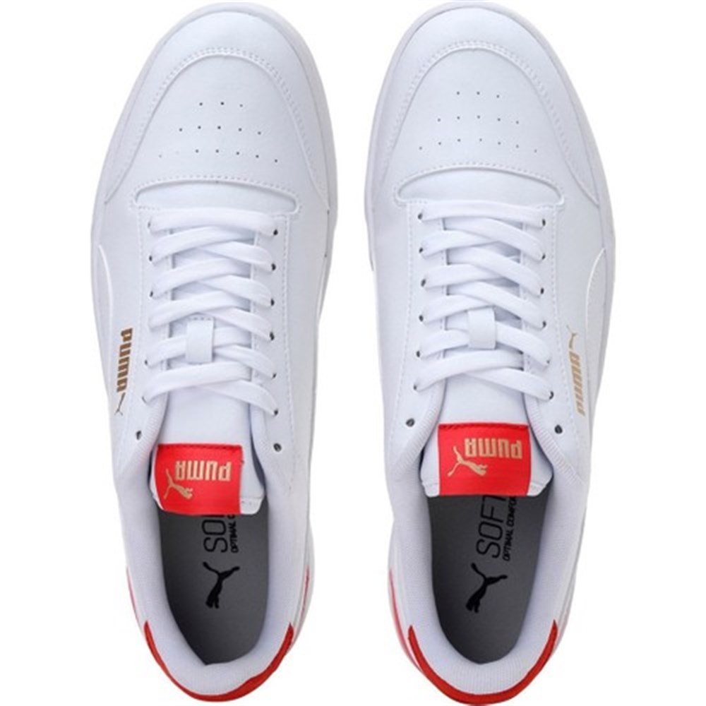 Puma Shuffle Puma White-Puma White-Poppy