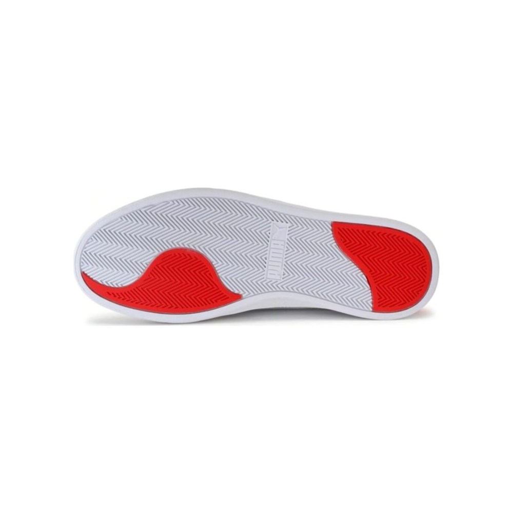 Puma Shuffle Puma White-Puma White-Poppy