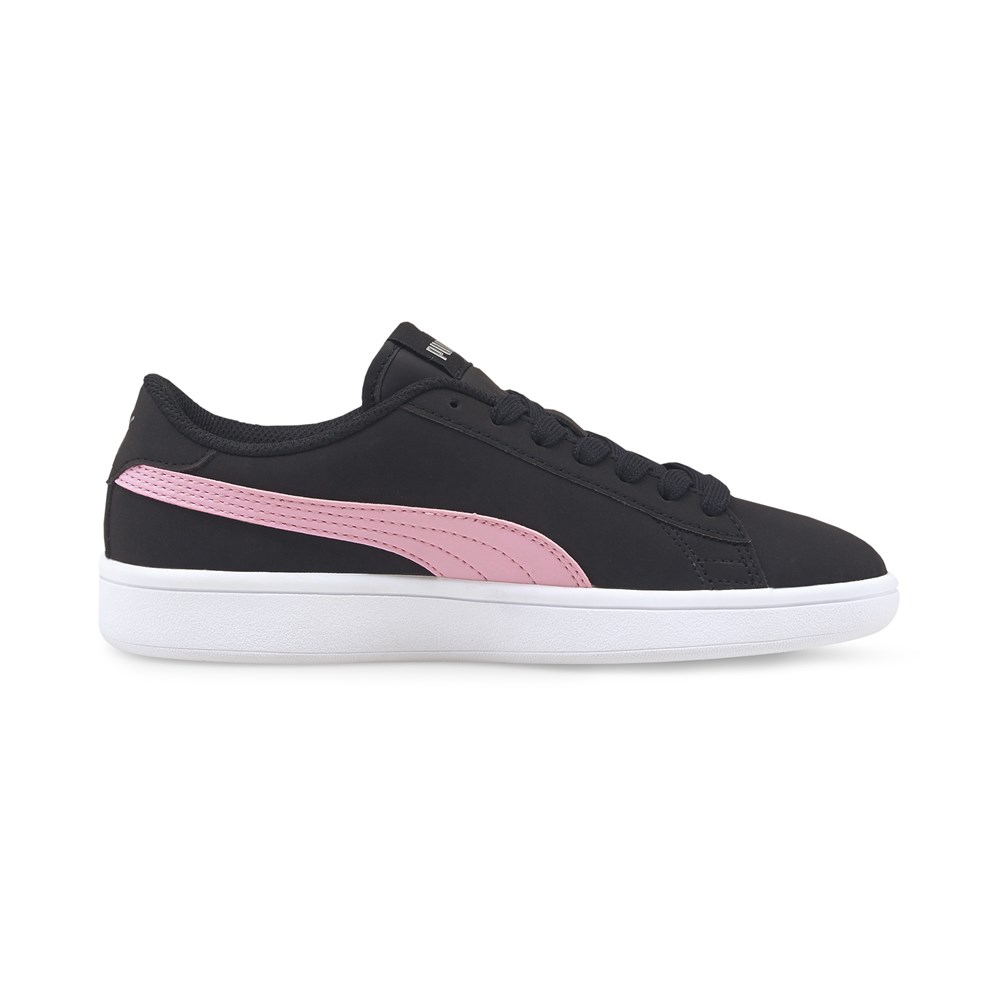 Puma Smash V2 Buck Jr Çocuk Siyah Günlük Spor Ayakkabı - 365182-40