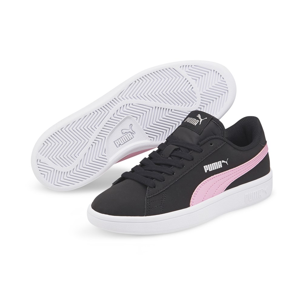Puma Smash V2 Buck Jr Çocuk Siyah Günlük Spor Ayakkabı - 365182-40