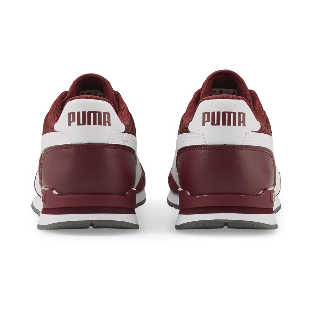Puma St Runner V3 Mesh Erkek Bordo Günlük Spor Ayakkabı - 384640-04