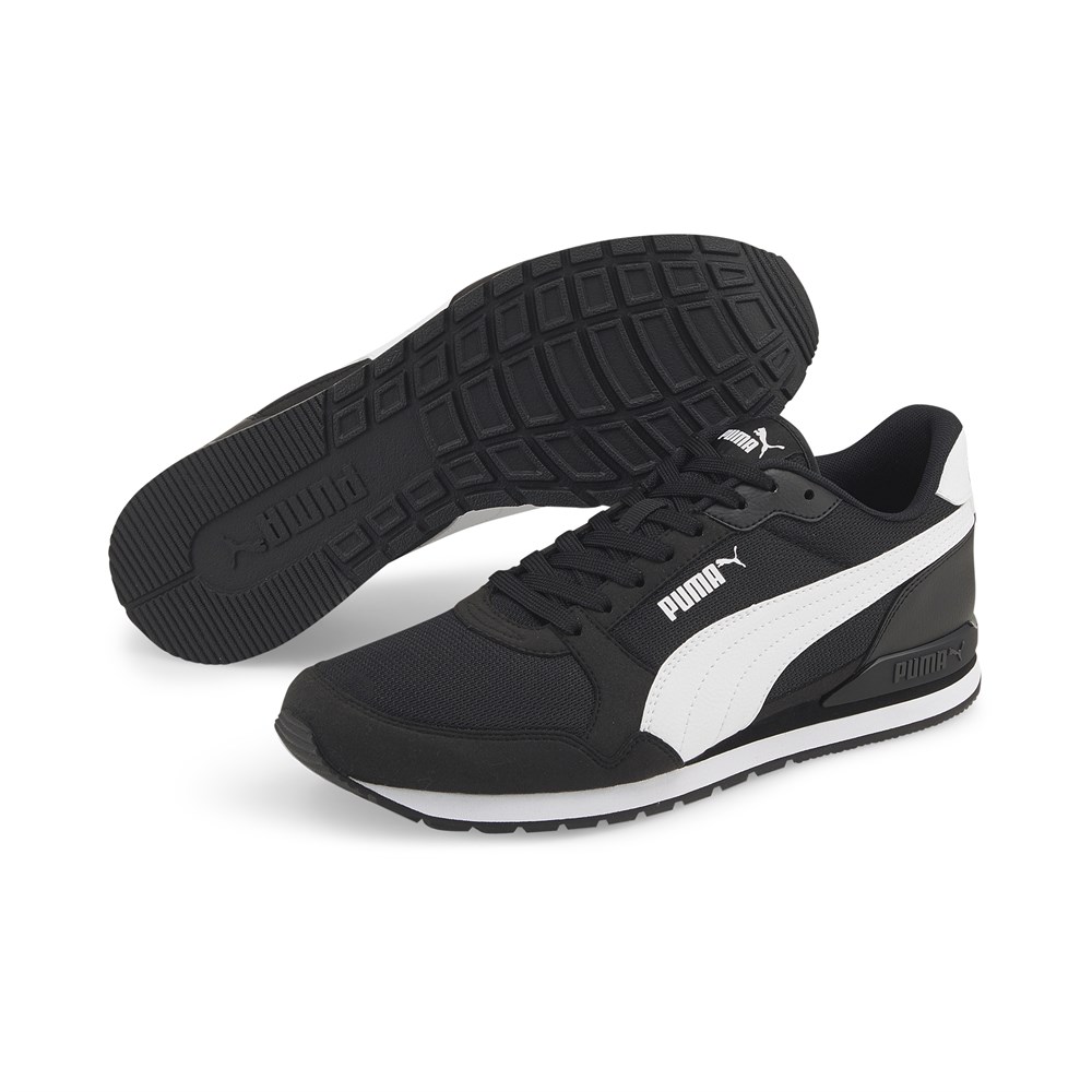 Puma St Runner V3 Mesh Erkek Siyah Günlük Spor Ayakkabı - 384640-01