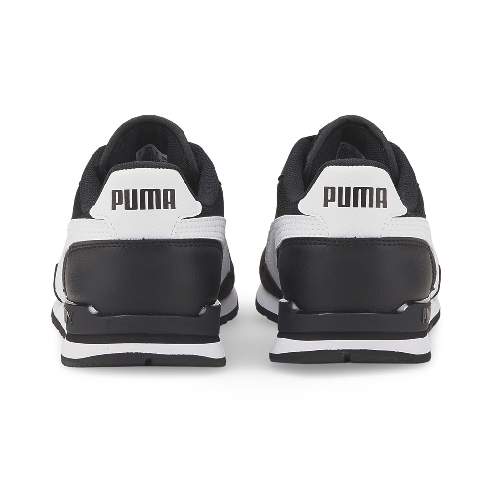 Puma St Runner V3 Mesh Jr Çocuk Siyah Günlük Spor Ayakkabı - 385510-01