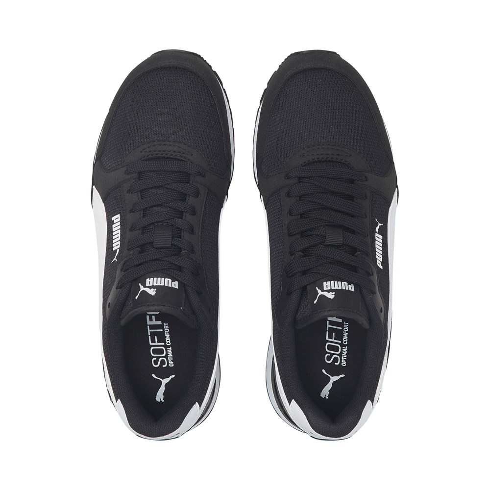 Puma St Runner V3 Mesh Jr Çocuk Siyah Günlük Spor Ayakkabı - 385510-01