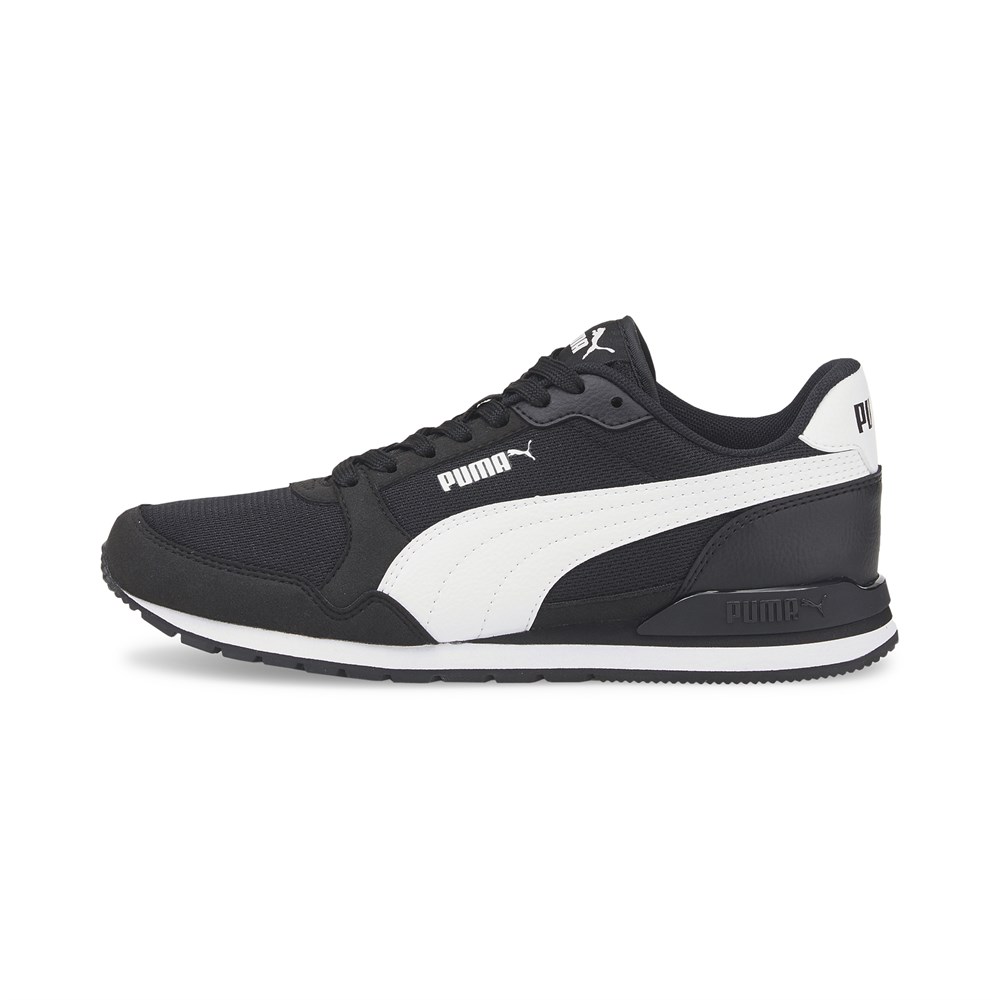 Puma St Runner V3 Mesh Jr Çocuk Siyah Günlük Spor Ayakkabı - 385510-01