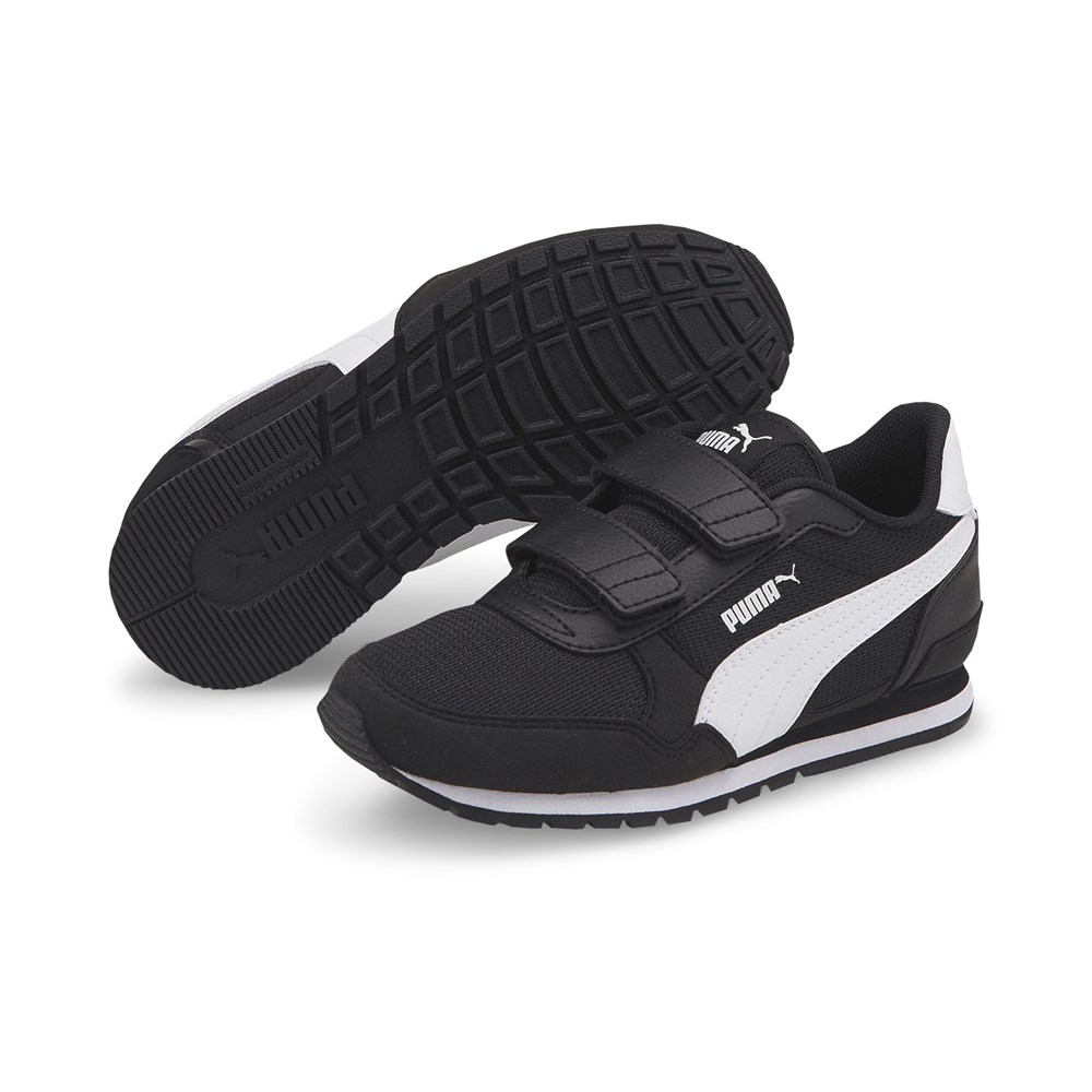 Puma St Runner V3 Mesh V Ps Çocuk Siyah Günlük Spor Ayakkabı - 385511-01