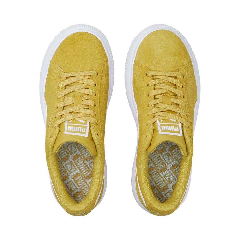 Puma Suede Mayu Kadın Sarı Günlük Spor Ayakkabı - 380686-11