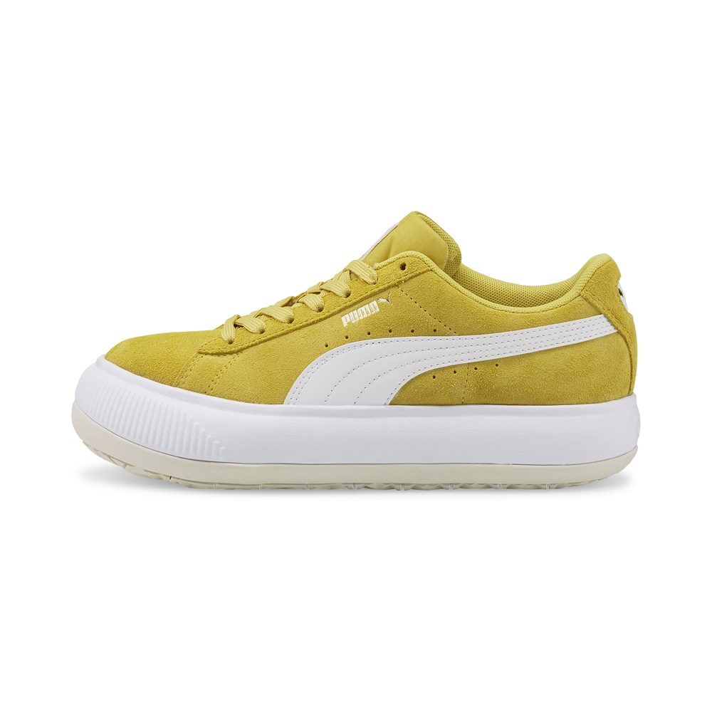 Puma Suede Mayu Kadın Sarı Günlük Spor Ayakkabı - 380686-11