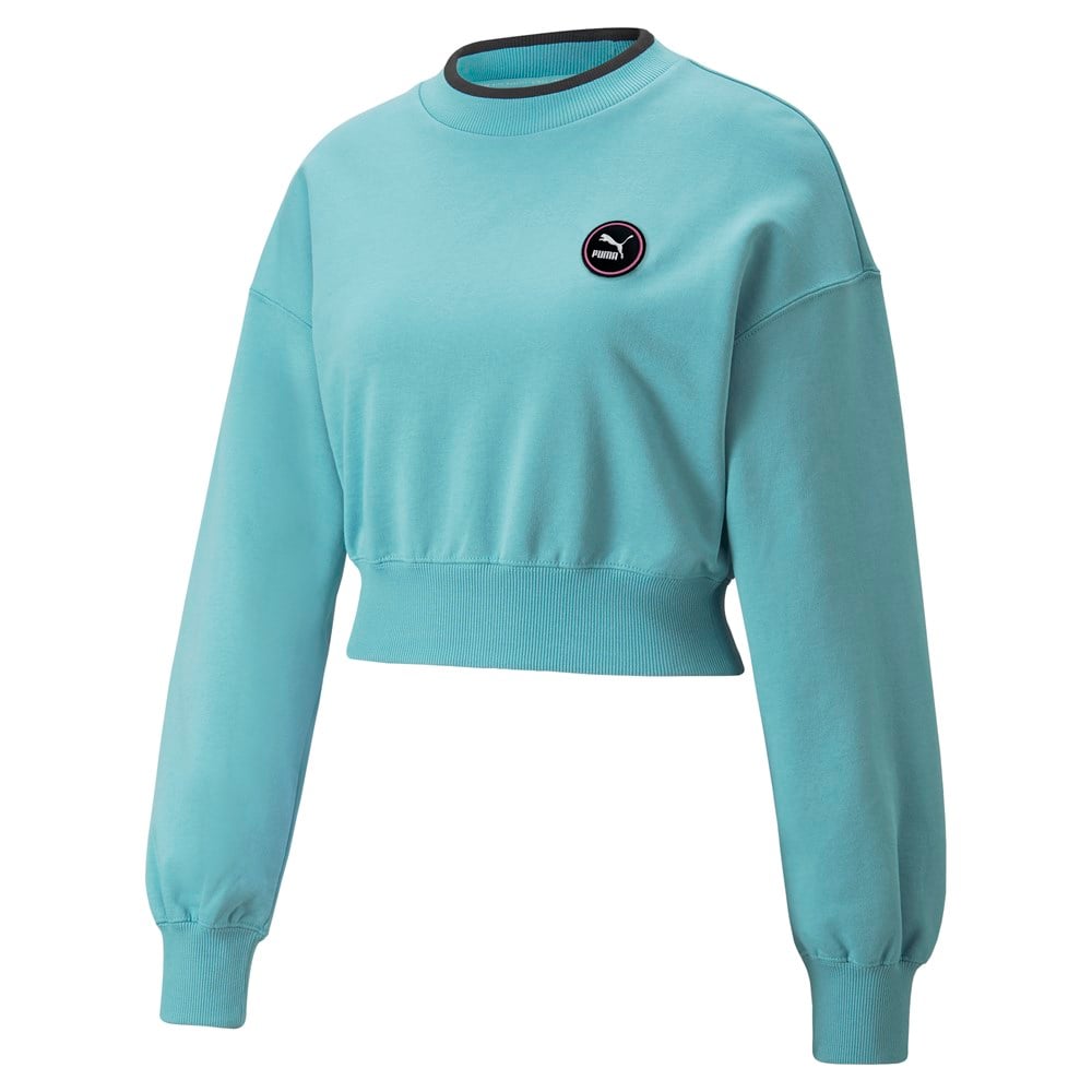 Puma Swxp Crew Tr Kadın Mavi Günlük Sweatshirt - 533562-61