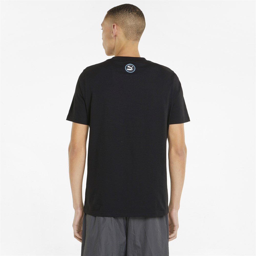 Puma Swxp Graphic Tee Erkek Siyah Günlük T-shirt - 533623-01