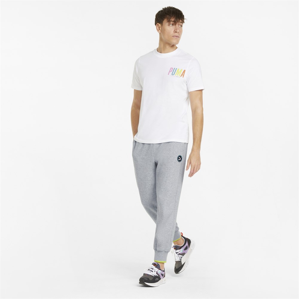 Puma Swxp Track Pants Dk Erkek Gri Günlük Eşofman Altı - 533620-04
