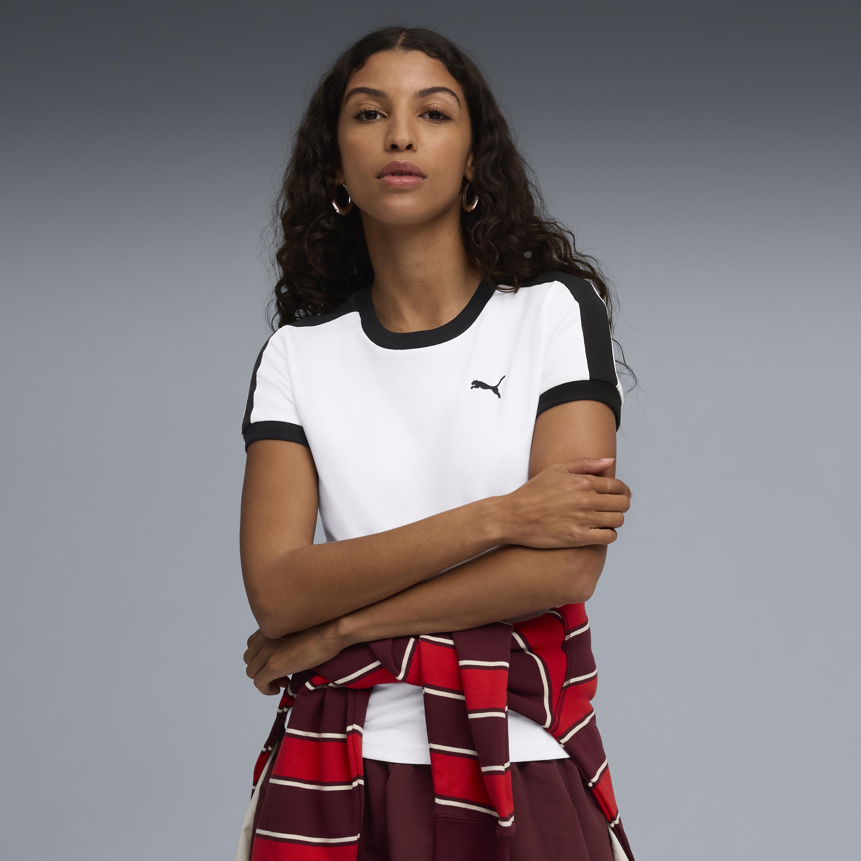 Puma T7 Slim Tee Kadın Yetişkin T-shirt