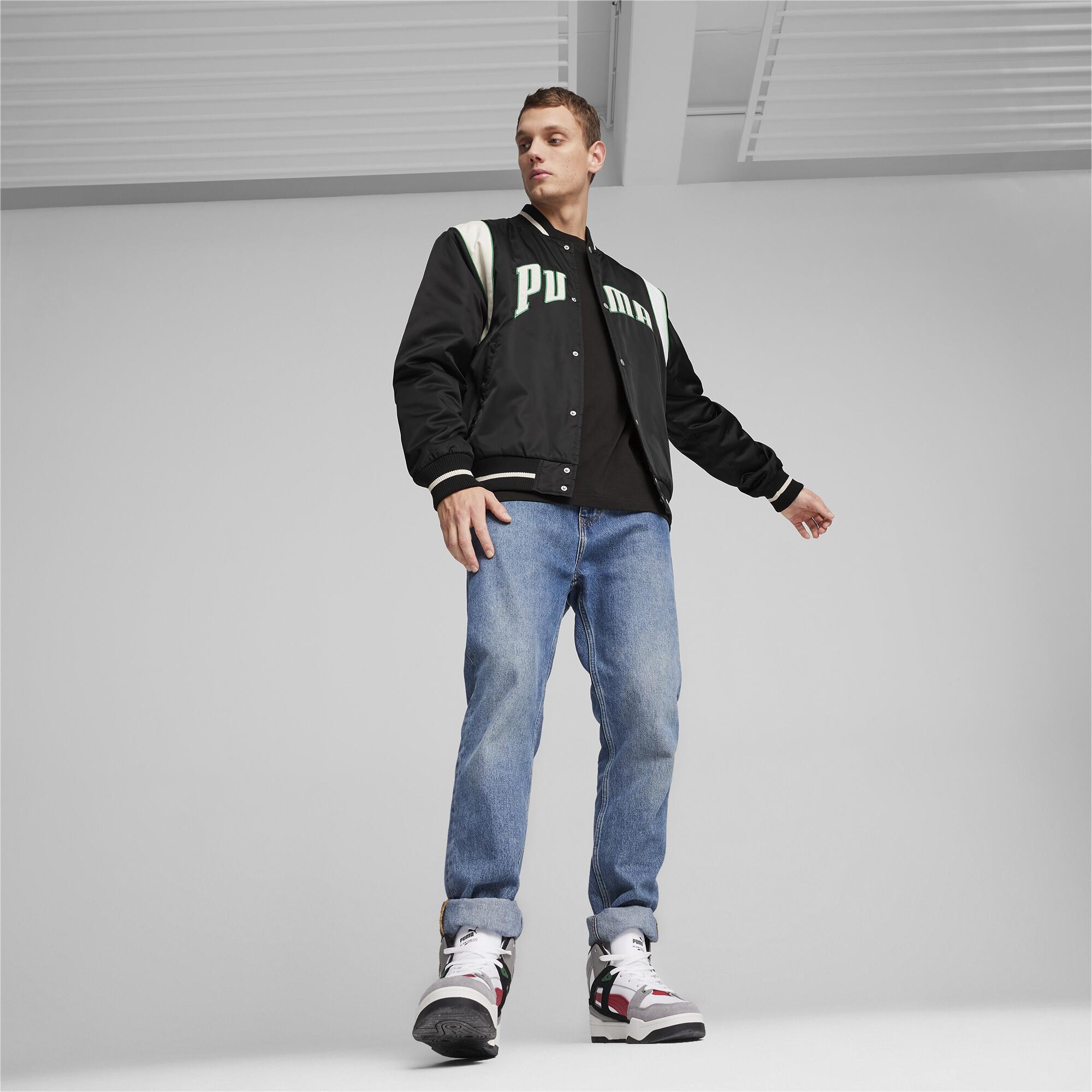 Puma Team Varsity Jacket Erkek Ceket