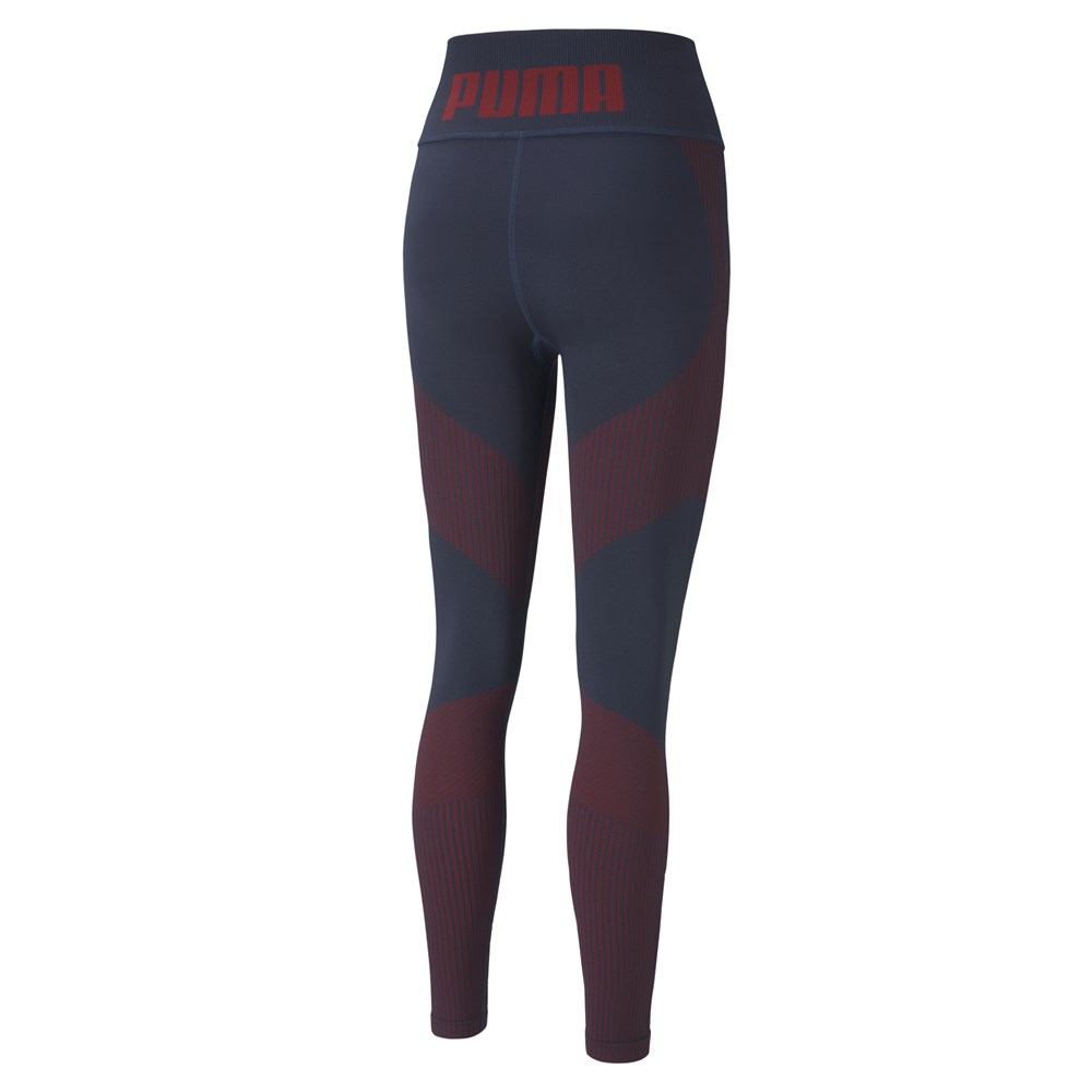 Puma Train Seamless High Waist 7 8 Tight Kadın Lacivert Tayt - 52105266