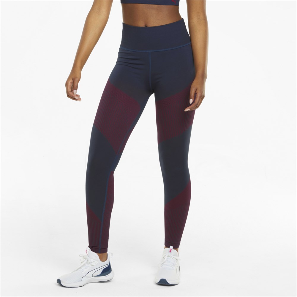Puma Train Seamless High Waist 7 8 Tight Kadın Lacivert Tayt - 52105266