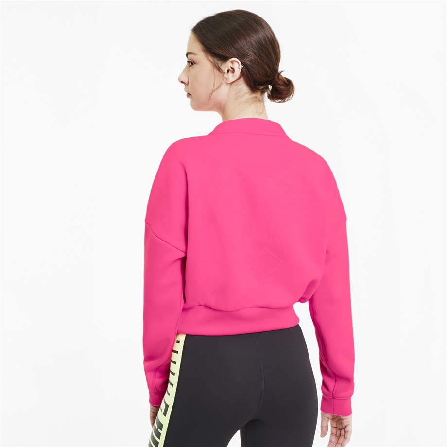 Puma Train Zip Crew Sweatshirt  Kadın Sweatshirts - 51948004