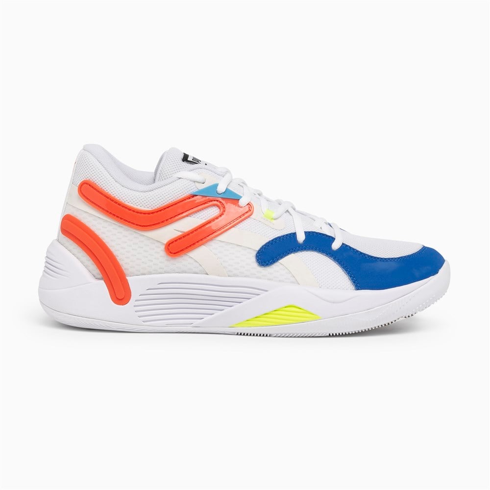 Puma Trc Blaze Court Erkek Beyaz Basketbol Spor Ayakkabı - 376582-01