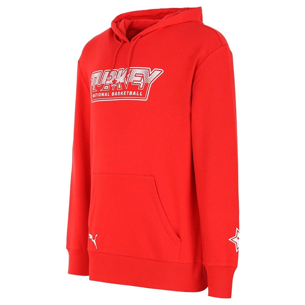 Puma Turkish Fan Hoodie Erkek Kırmızı Sweatshirt - 53485901