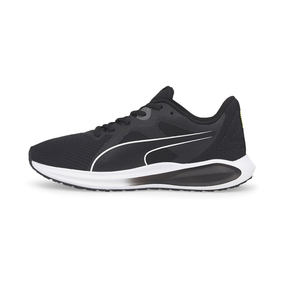 Puma Twitch Runner Jr Çocuk Siyah Günlük Spor Ayakkabı - 384537-01