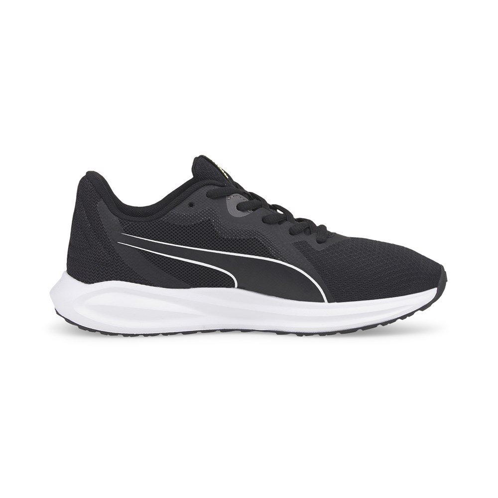 Puma Twitch Runner Jr Çocuk Siyah Günlük Spor Ayakkabı - 384537-01