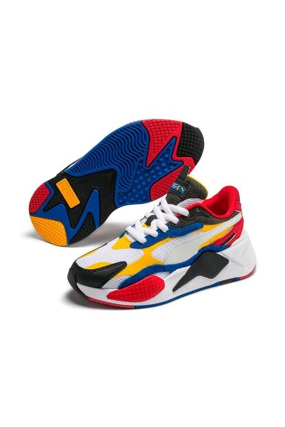 Puma Unisex Renkli Rs-x³ Puzzle Jr Çocuk Günlük  Ayakkabı - 37235704