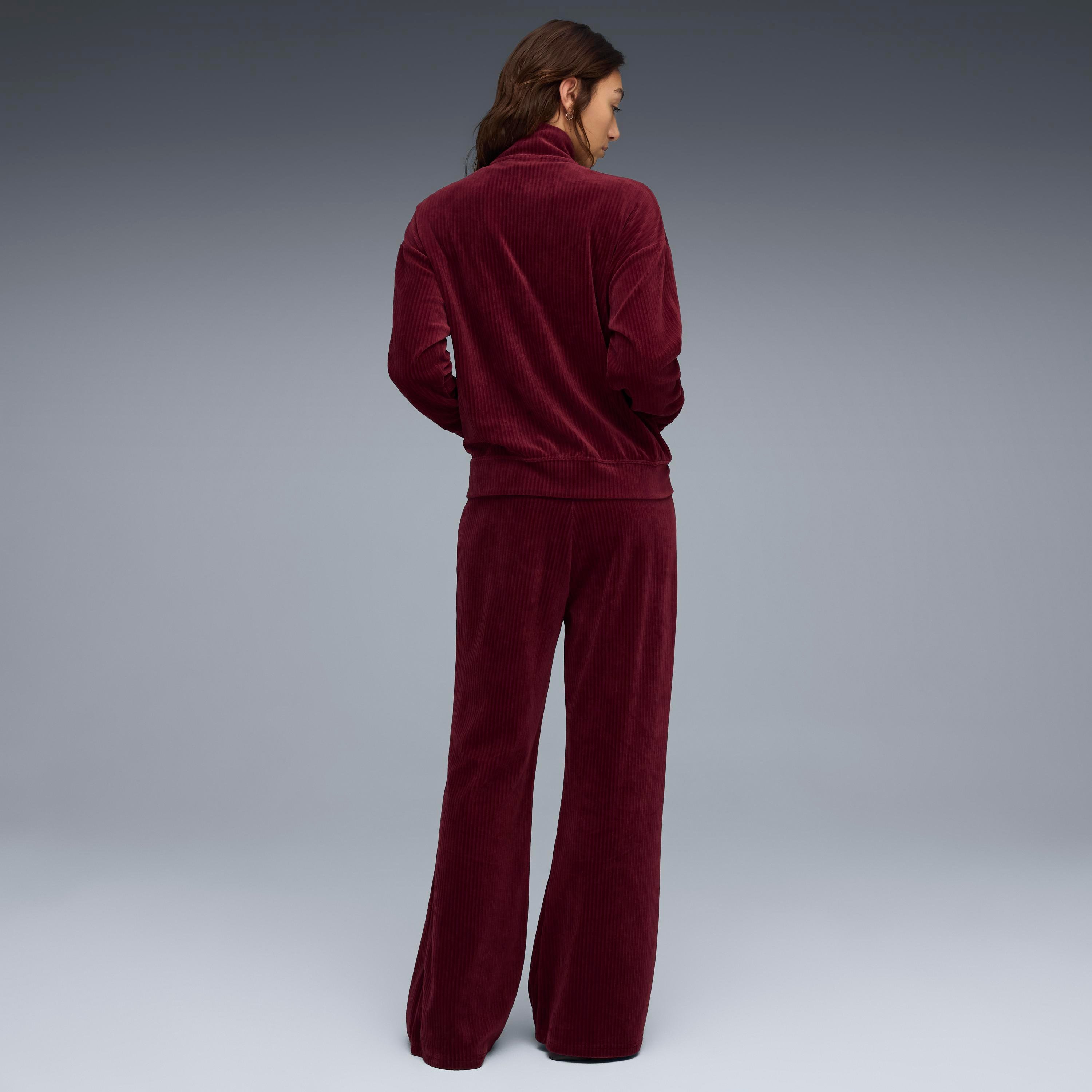 Puma Velour Rib Suit Kadın Yetişkin Eşofman Takımı