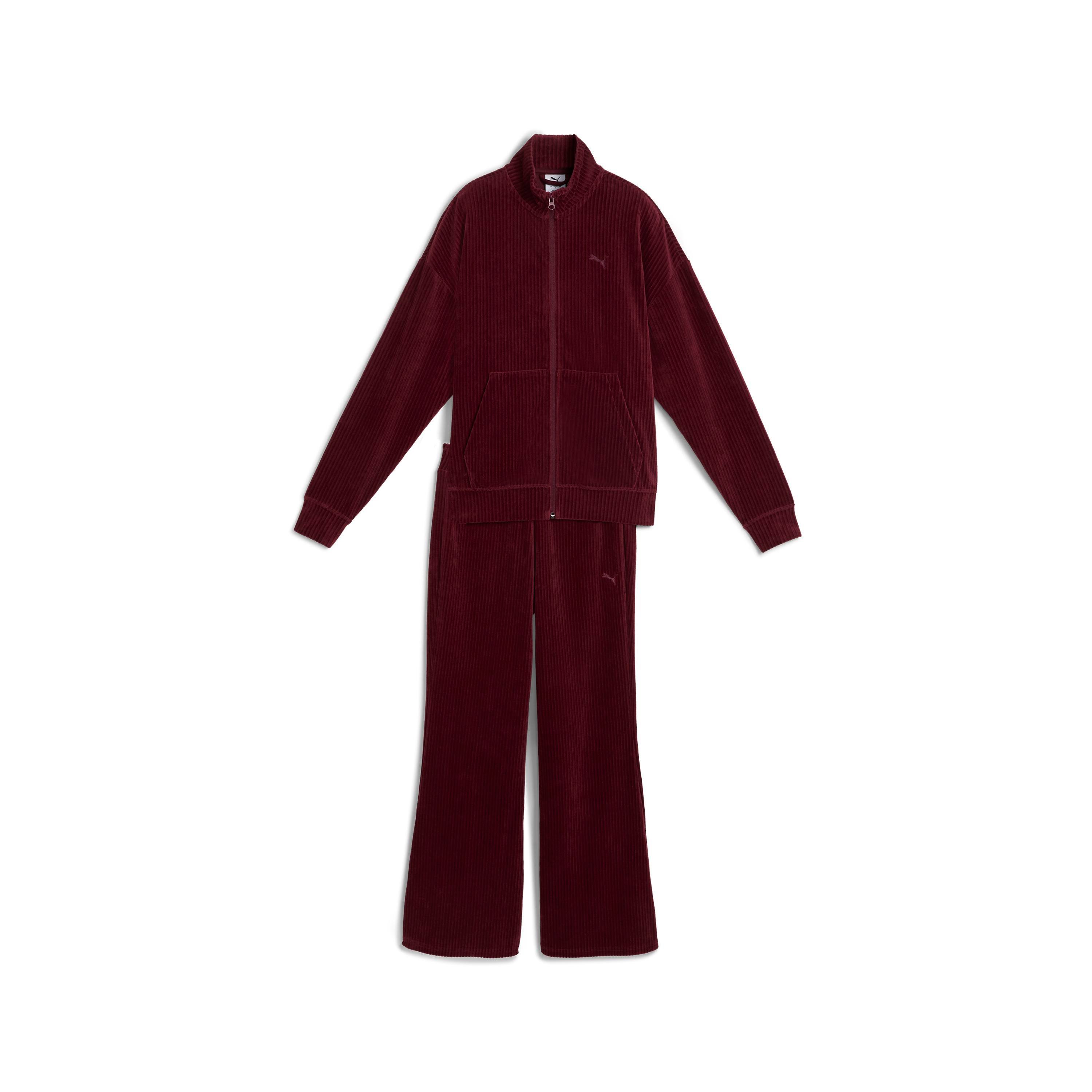 Puma Velour Rib Suit Kadın Yetişkin Eşofman Takımı