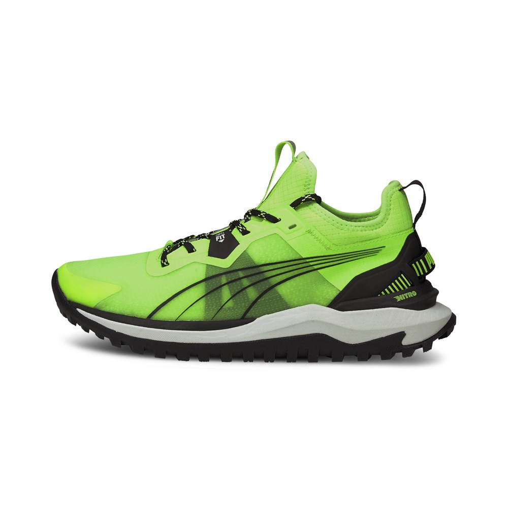 Puma Voyage Nitro Unisex Yeşil Koşu Ayakkabı - 19550403