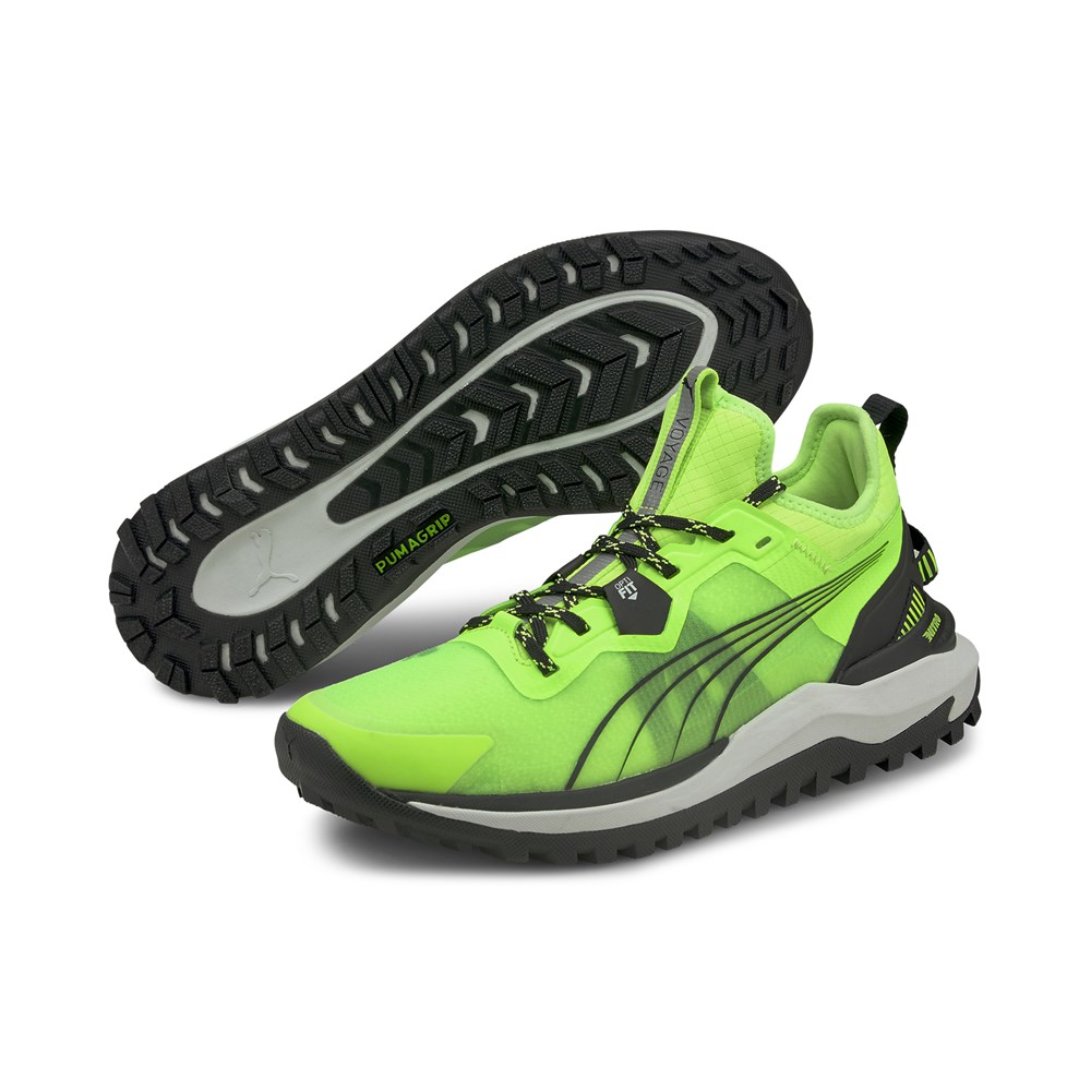 Puma Voyage Nitro Unisex Yeşil Koşu Ayakkabı - 19550403